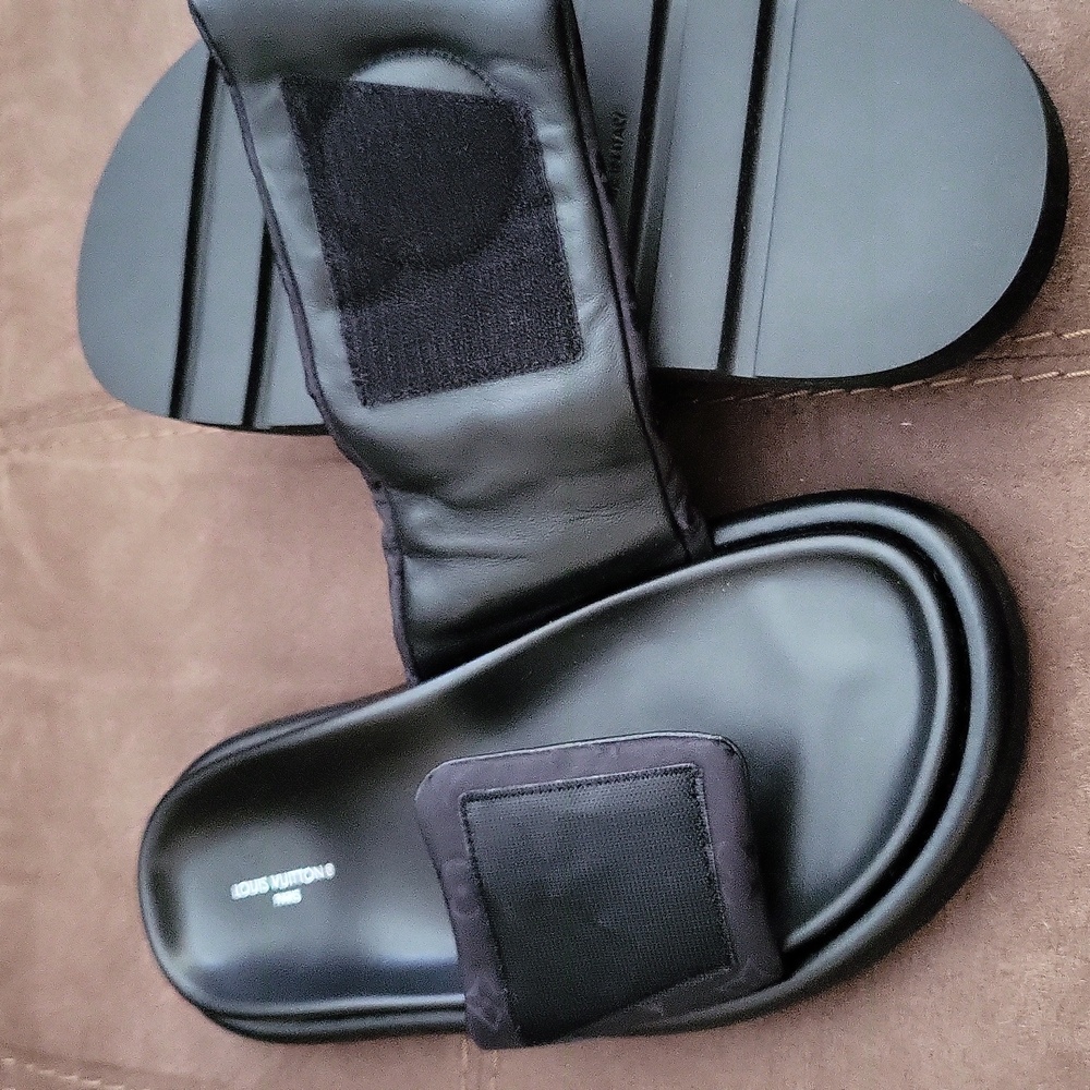Louis Vuitton Pool Pillow Cloth Mules Sz38 - Picture 6 of 6